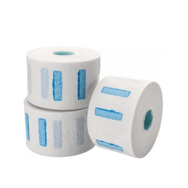 ⁠PAPEL CUELLO ELASTICO ROLLO 100 SERVICIOS(PACK 5 ROLLOS)